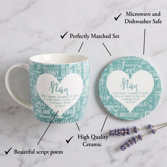 Nan, Mug & Coaster