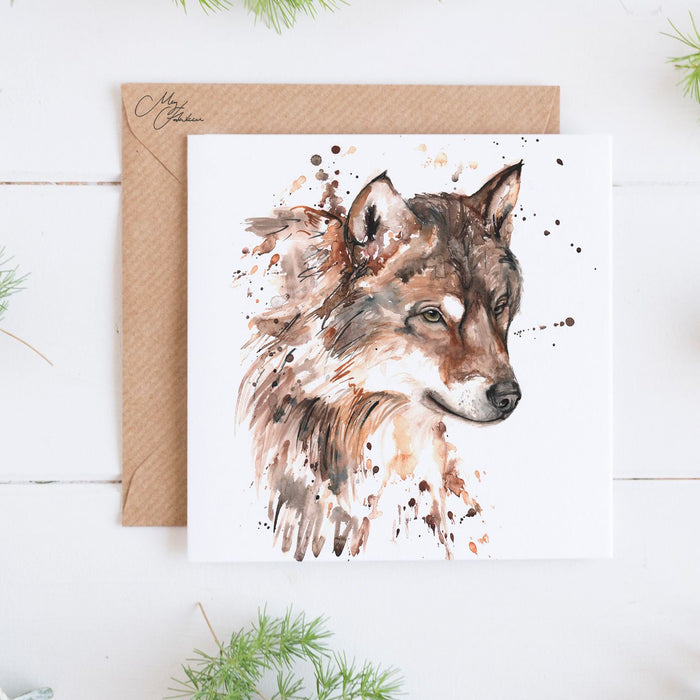Wolf Greeting Card — Artisanau (AU)