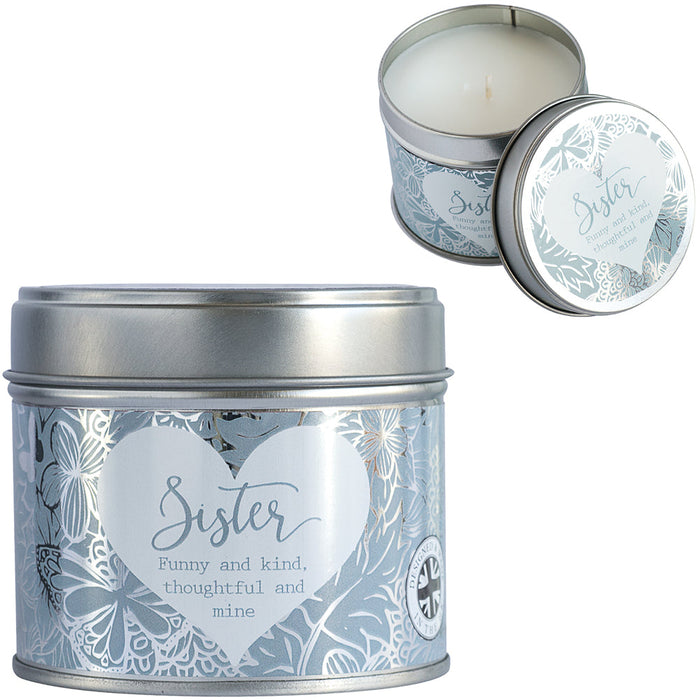 Sister, Candle in Tin