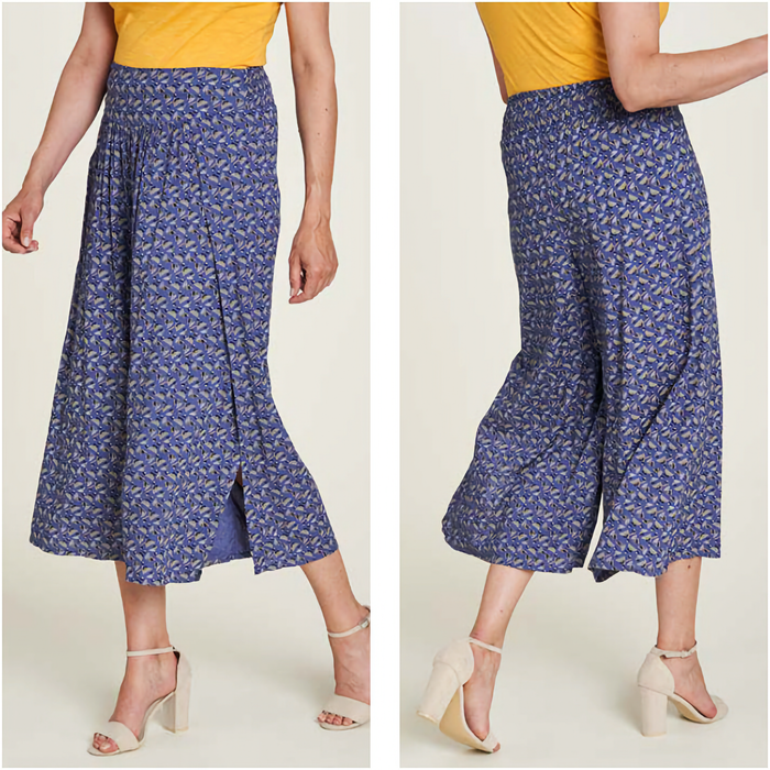 Wide Leg Pants - Mikado