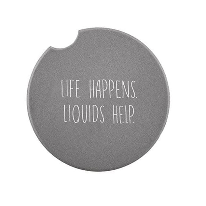 Car Coaster Ceramic - Life Happens