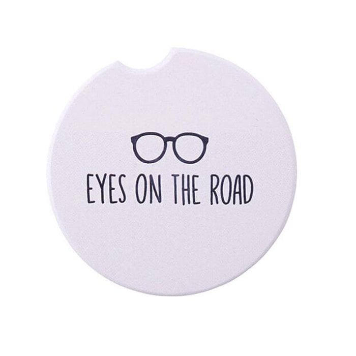 Car Coaster Ceramic - Eyes On The Road