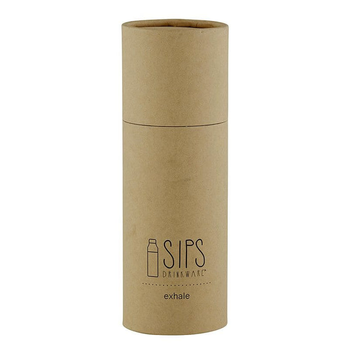 Glass Water Bottle With Bamboo Lid - Exhale