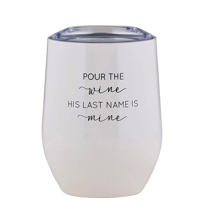 Stemless Wine Tumbler - Last Name