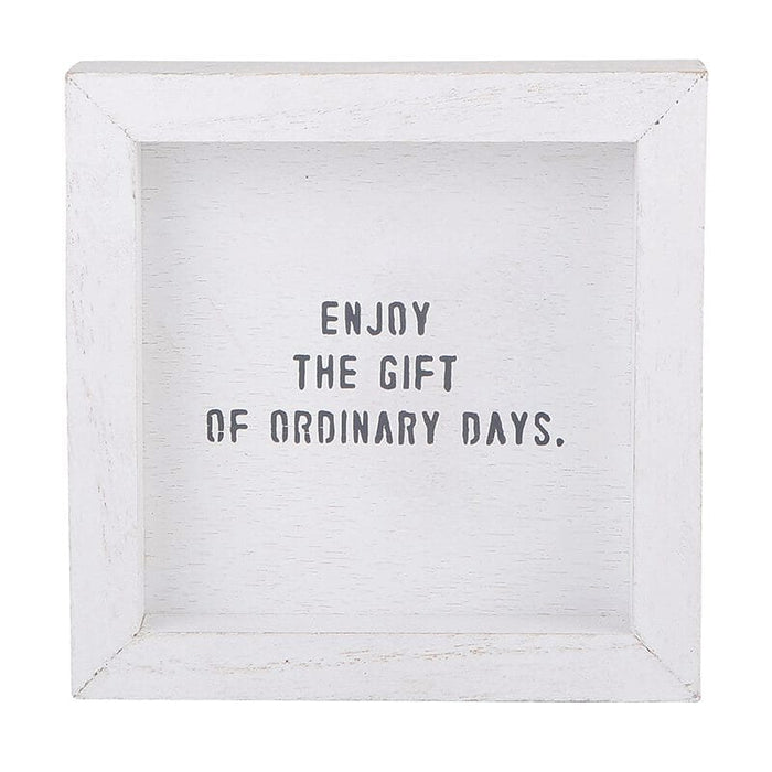 Word Board- Enjoy The Gift Of Ordinary Days