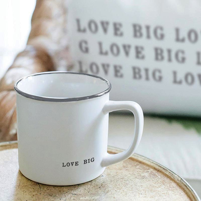 Face To Face Coffee Mug - Love Big