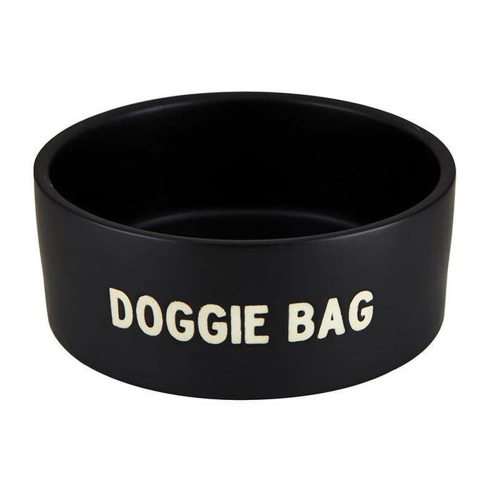 Ceramic Pet Bowl - Doggie Bag