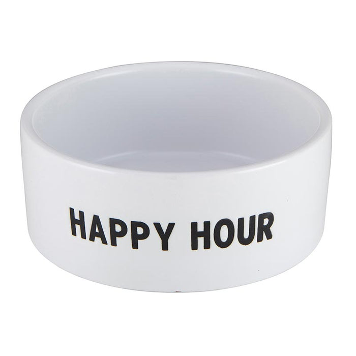 Ceramic Pet Bowl - Happy Hour