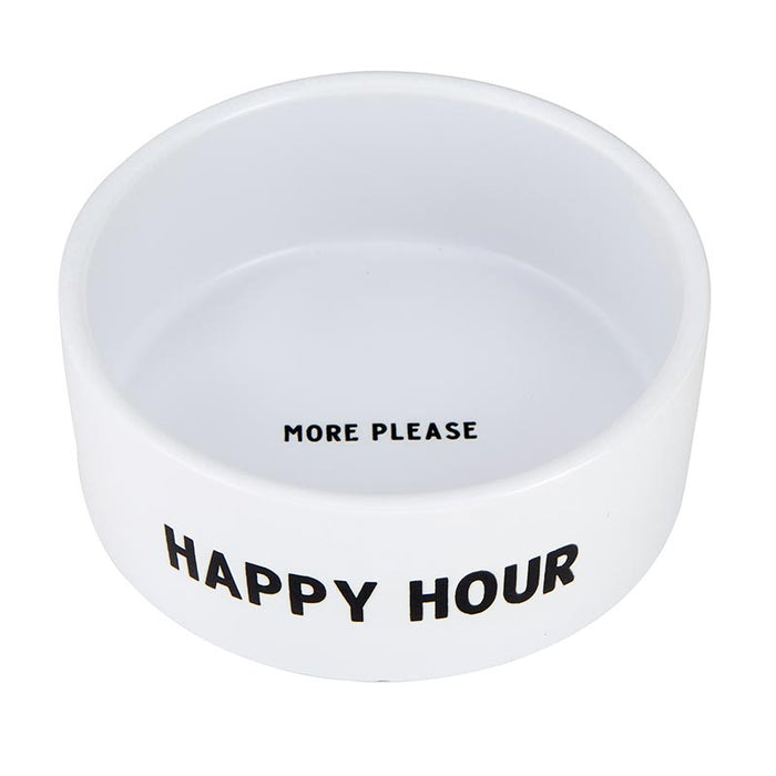 Ceramic Pet Bowl - Happy Hour