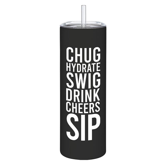 Skinny Tumbler With Straw - Chug