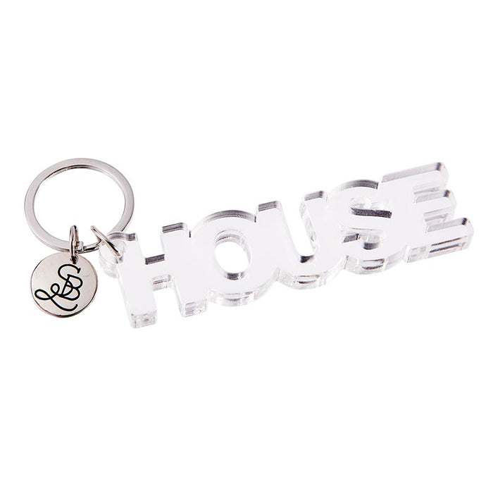 Acrylic Key Tag - House