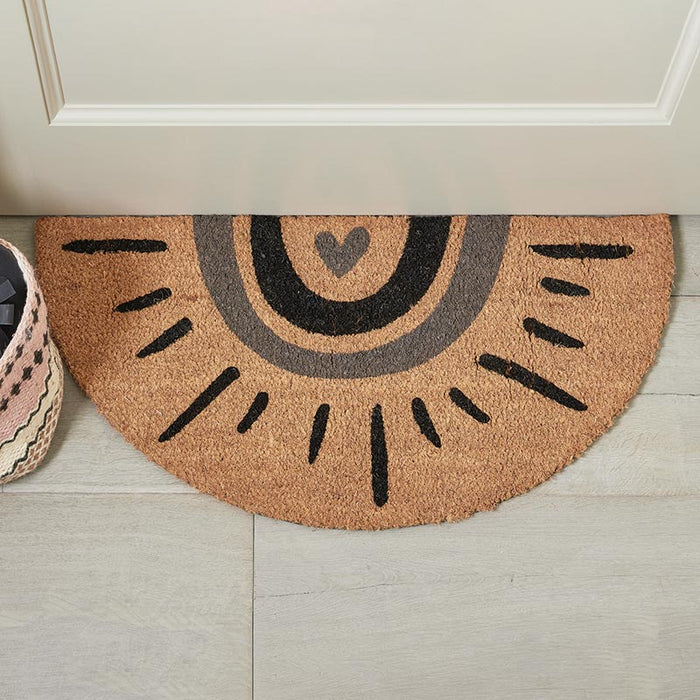 Doormat Semi Circle - Sun