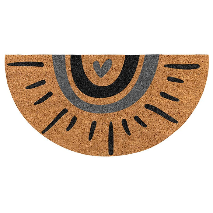 Doormat Semi Circle - Sun