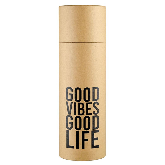 Glass Water Bottle - Good Vibes