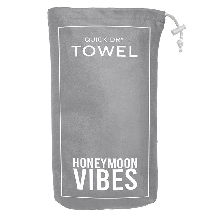 Quick Dry Oversized Beach Towel - Honeymoon Vibes