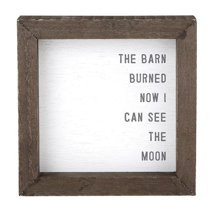 Word Board - The Barn Burned