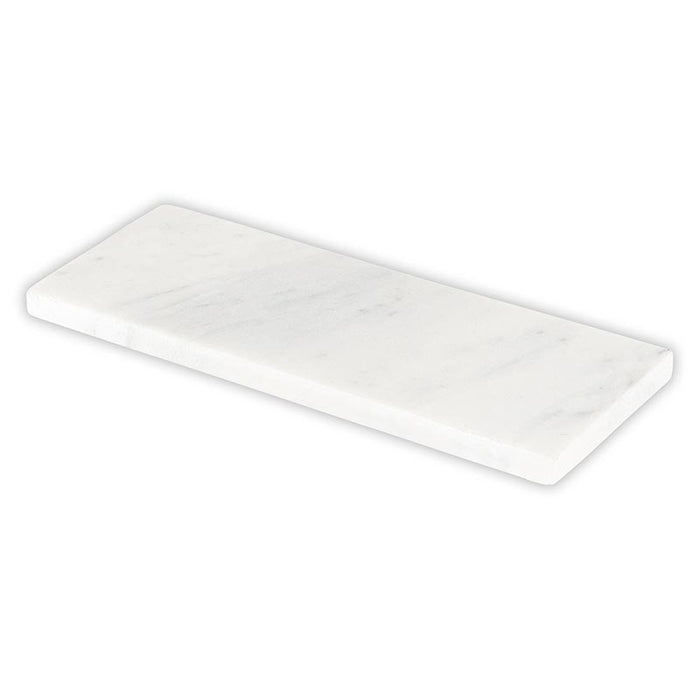 Footed White Marble Tray -Size: Small