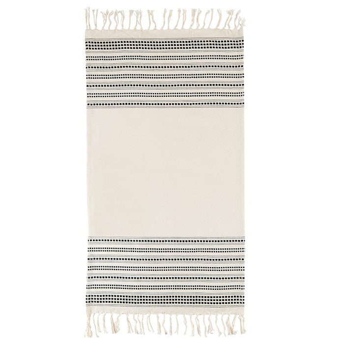 Tea Towels - Colours: Natural & Black (Set Of 2)