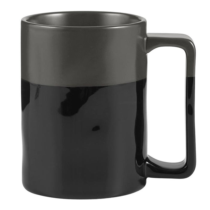 Organic Mug - Matte Black/Glossy Black