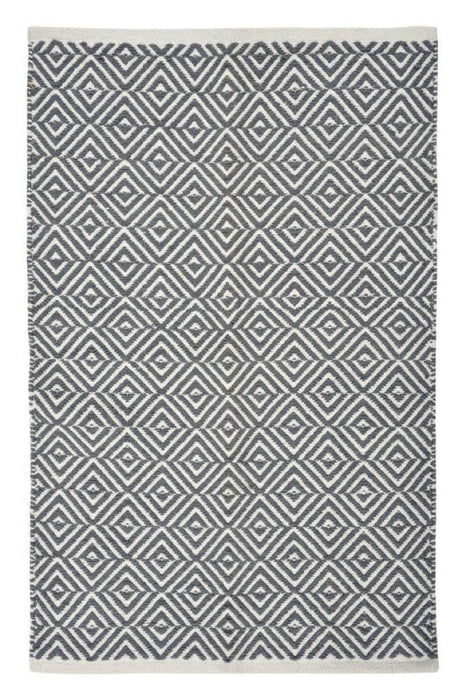 Rug Lozenge Cotton 90cm X 60cm