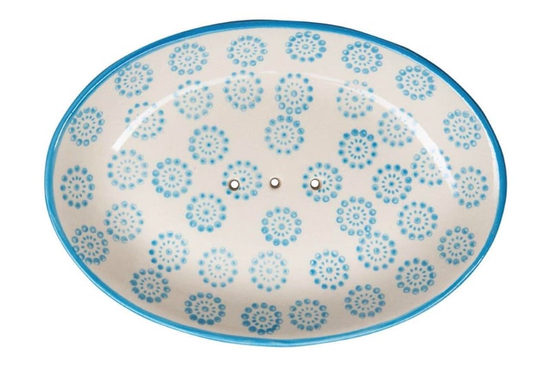 Soap Dish Ollo Colour: Blue & White