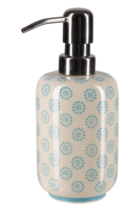 Soap Dispenser Blue Dotty