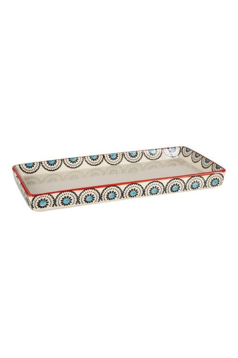 Bathrom Tray Blue Daisy