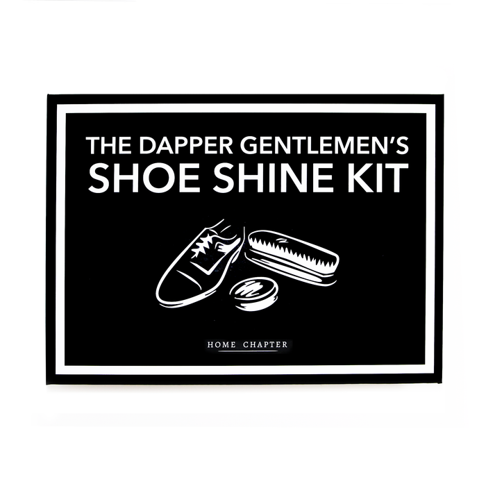 The Dapper Gentlemen's Shoe Shine Book Box