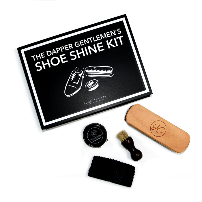 The Dapper Gentlemen's Shoe Shine Book Box