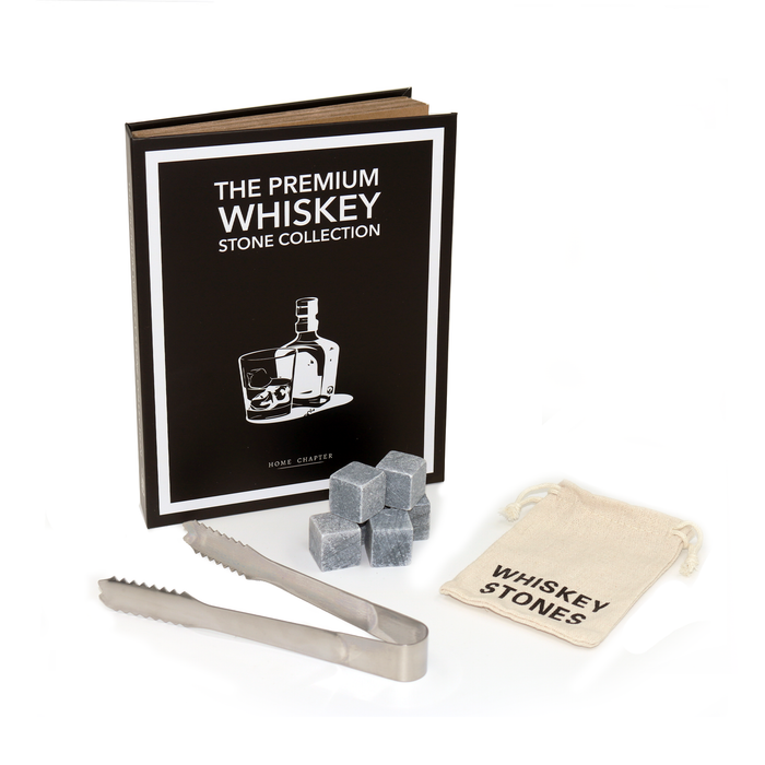 The Premium Whiskey Stone Collection - Book Box
