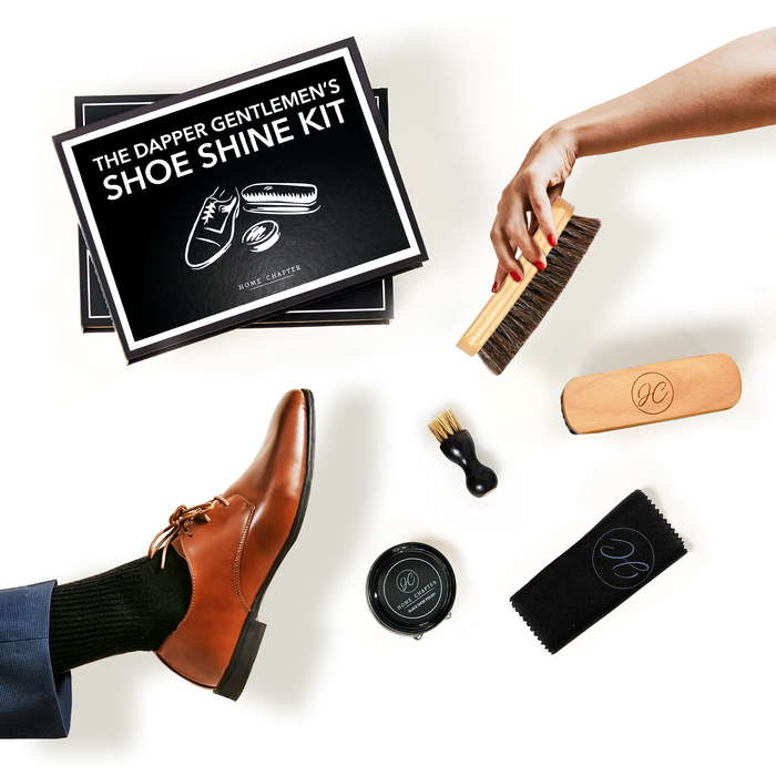 The Dapper Gentlemen's Shoe Shine Book Box