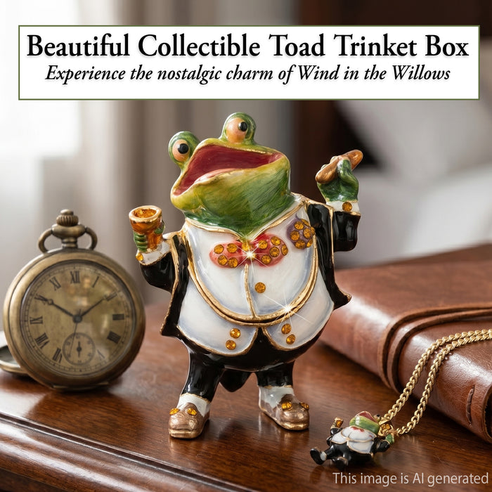 Toad, Cloisonné Collectible Wind in The Willows