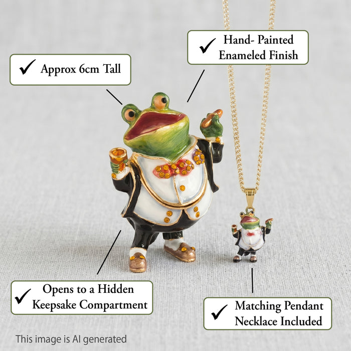 Toad, Cloisonné Collectible Wind in The Willows