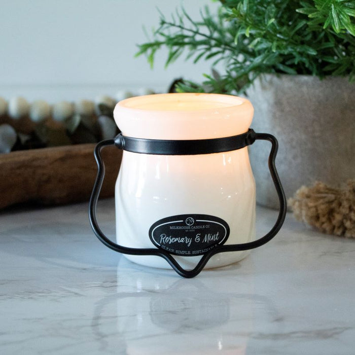 Cream Jar Candle - Rosemary & Mint