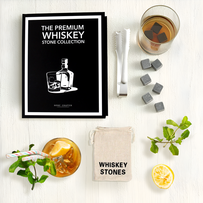 The Premium Whiskey Stone Collection - Book Box