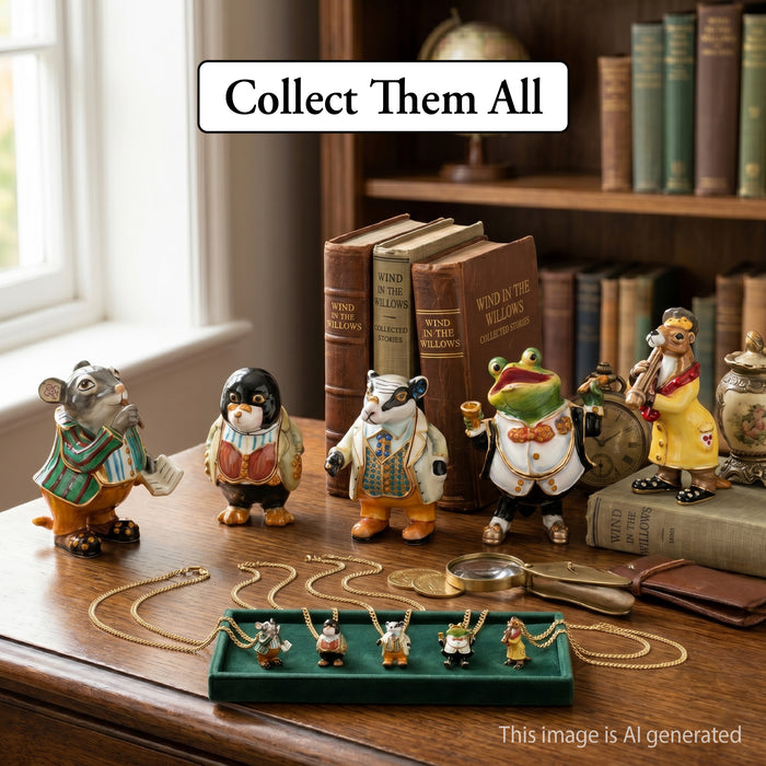 Weasel, Cloisonné Collectible Wind in The Willows