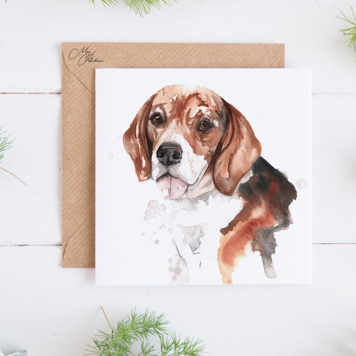 Beagle Greeting Card