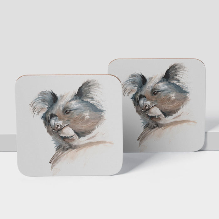 Koala Face Design Coaster