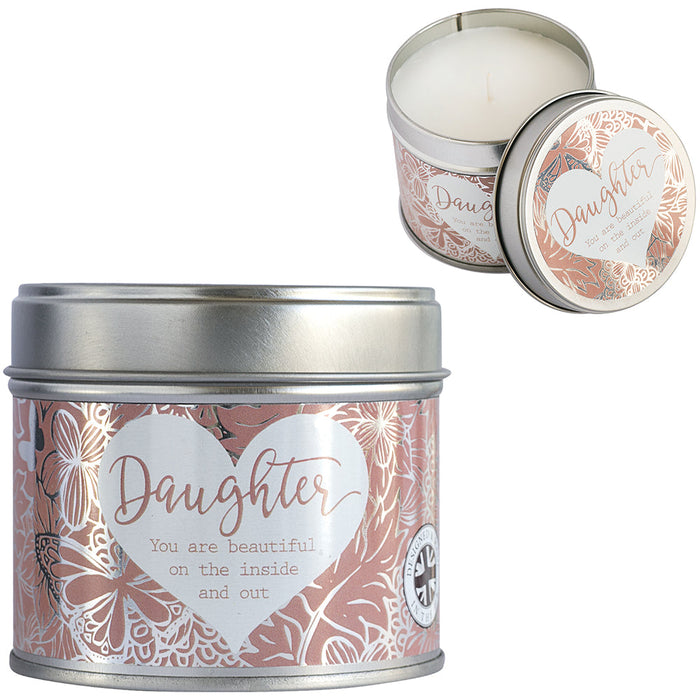 Daughter, Candle in Tin