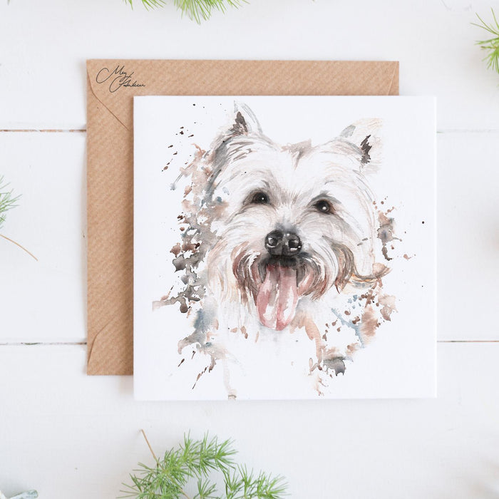 Westie Greeting Card