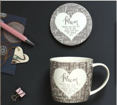 Mum, Mug & Coaster