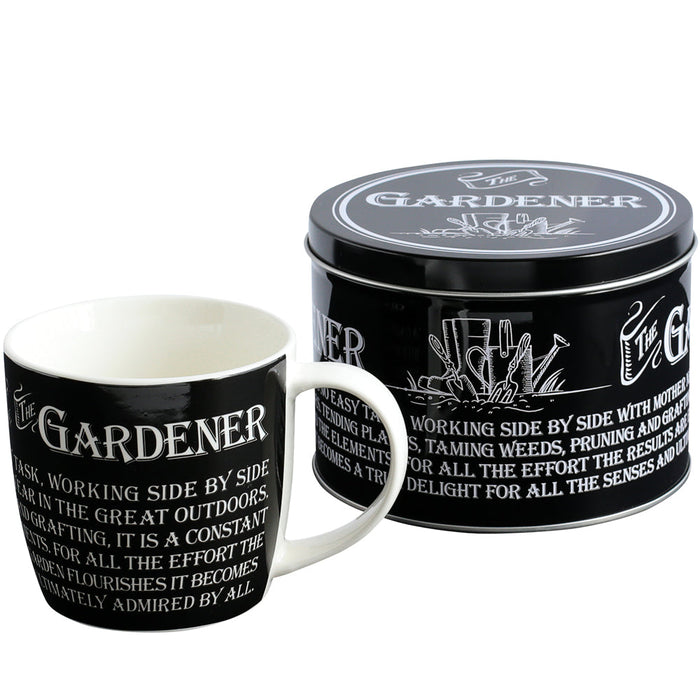 Gardener, Mug in a Tin