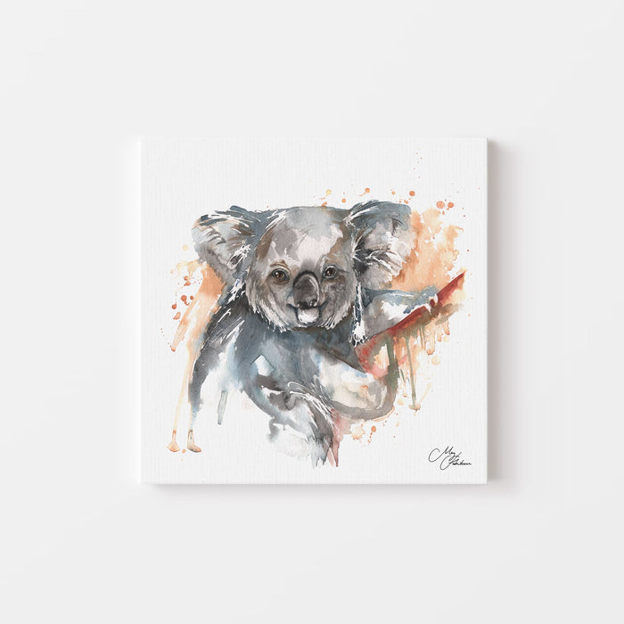 Koala Tree Watercolour Canvas