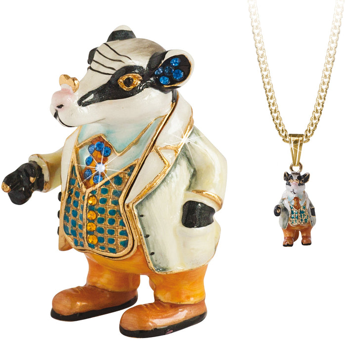 Badger, Cloisonné Collectible Wind in The Willows