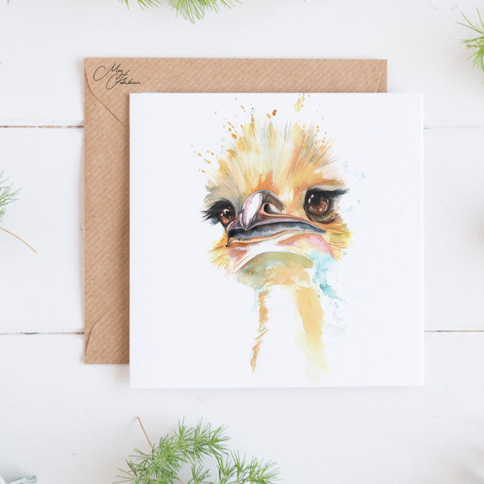 Emu Greeting Card