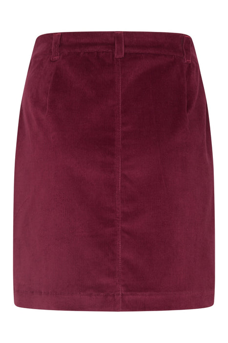 Corduroy Skirt - Rhubarb