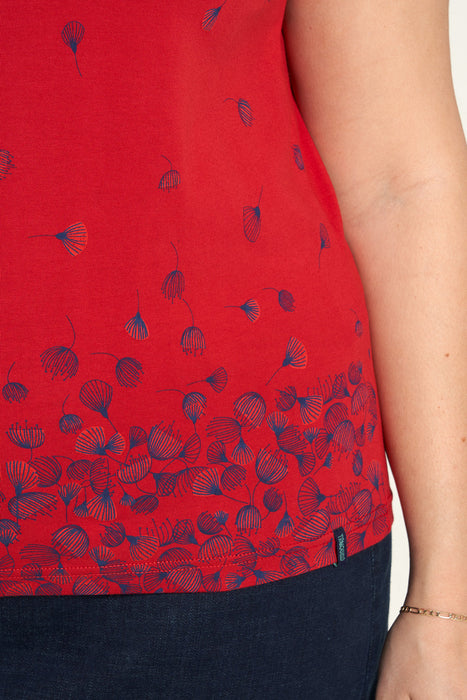 T-Shirt Floral Str/Jersey