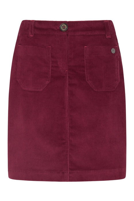 Corduroy Skirt - Rhubarb