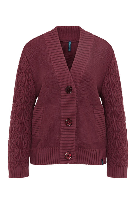 Knitted Cardigan - Rhubarb